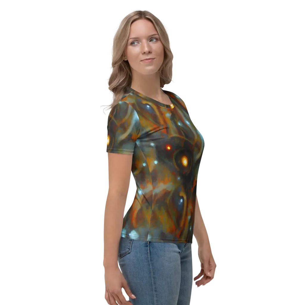 Astral Furnace on Women's Crew Neck T-Shirt — Right