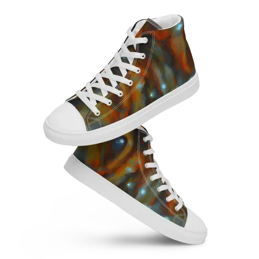 Astral Furnace on a Women's High Top Canvas Shoes