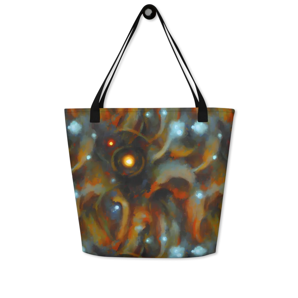 Astral Furnace on Large Tote Bag W/ Pocket — Front