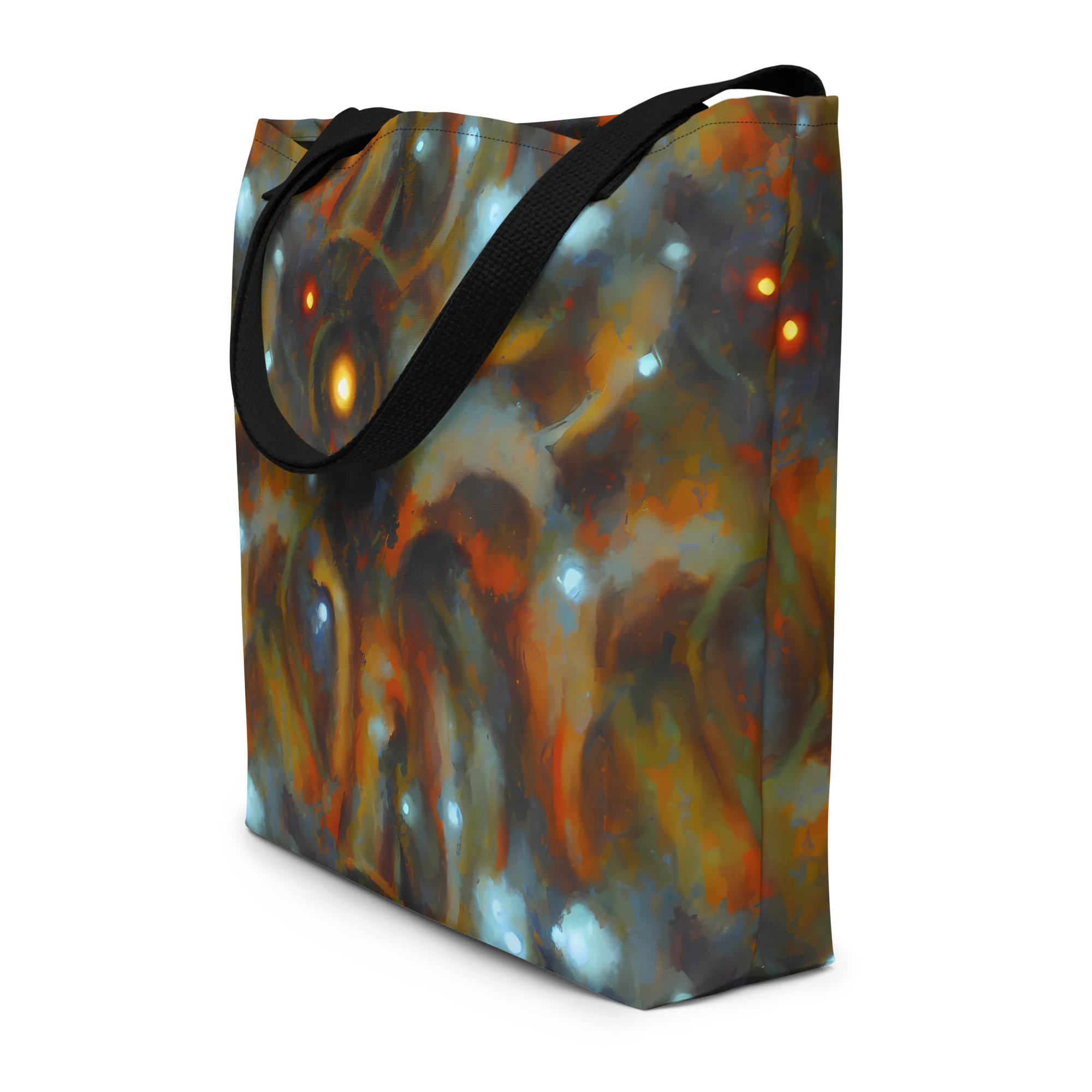 Astral Furnace on Large Tote Bag W/ Pocket — Front