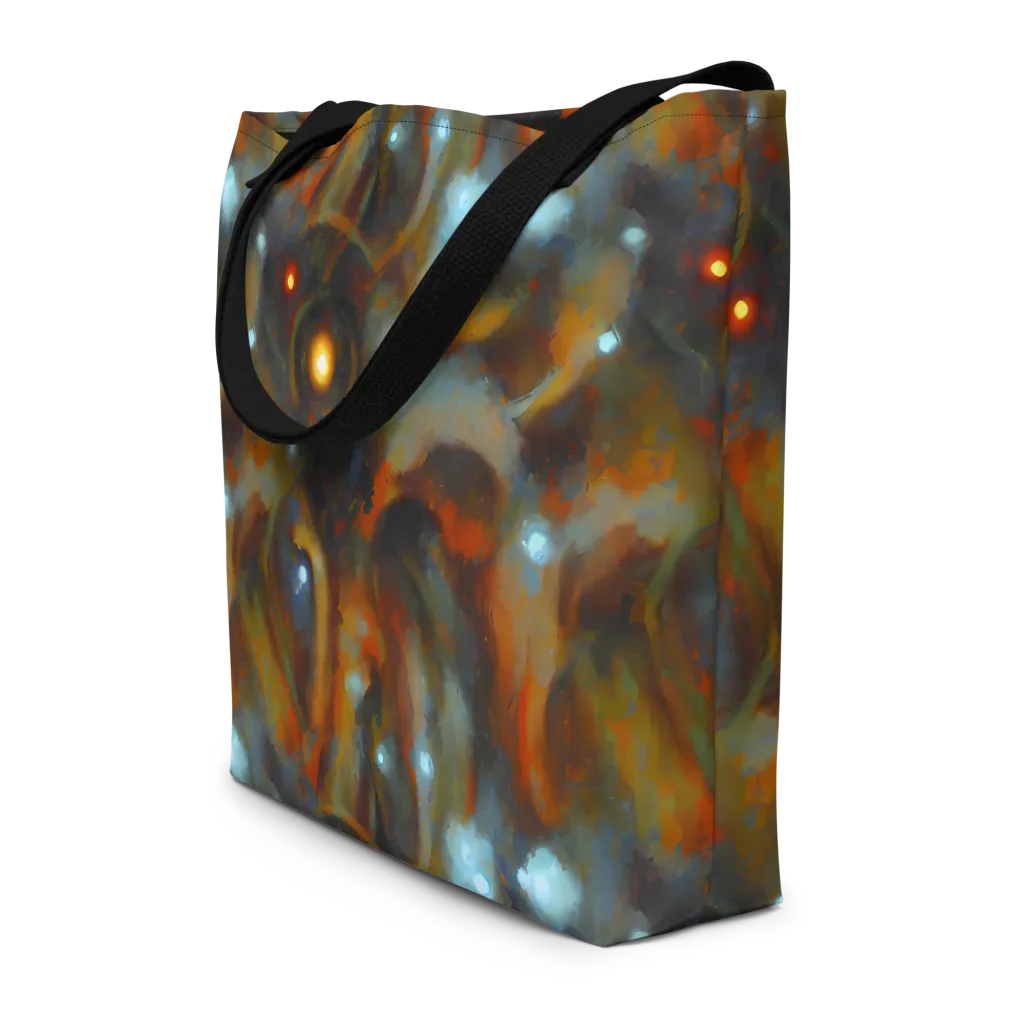 Astral Furnace on Large Tote Bag W/ Pocket — Front