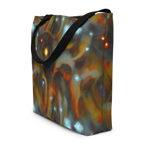 Astral Furnace on a Large Tote Bag W/ Pocket