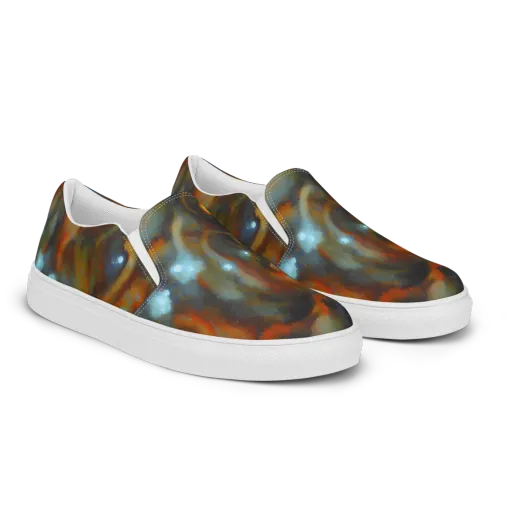 Astral Furnace on a Women's Slip-On Canvas Shoes