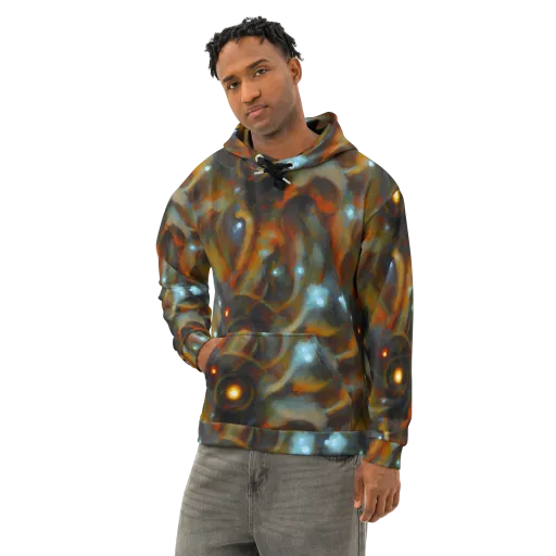 Astral Furnace on a Cotton Hoodie