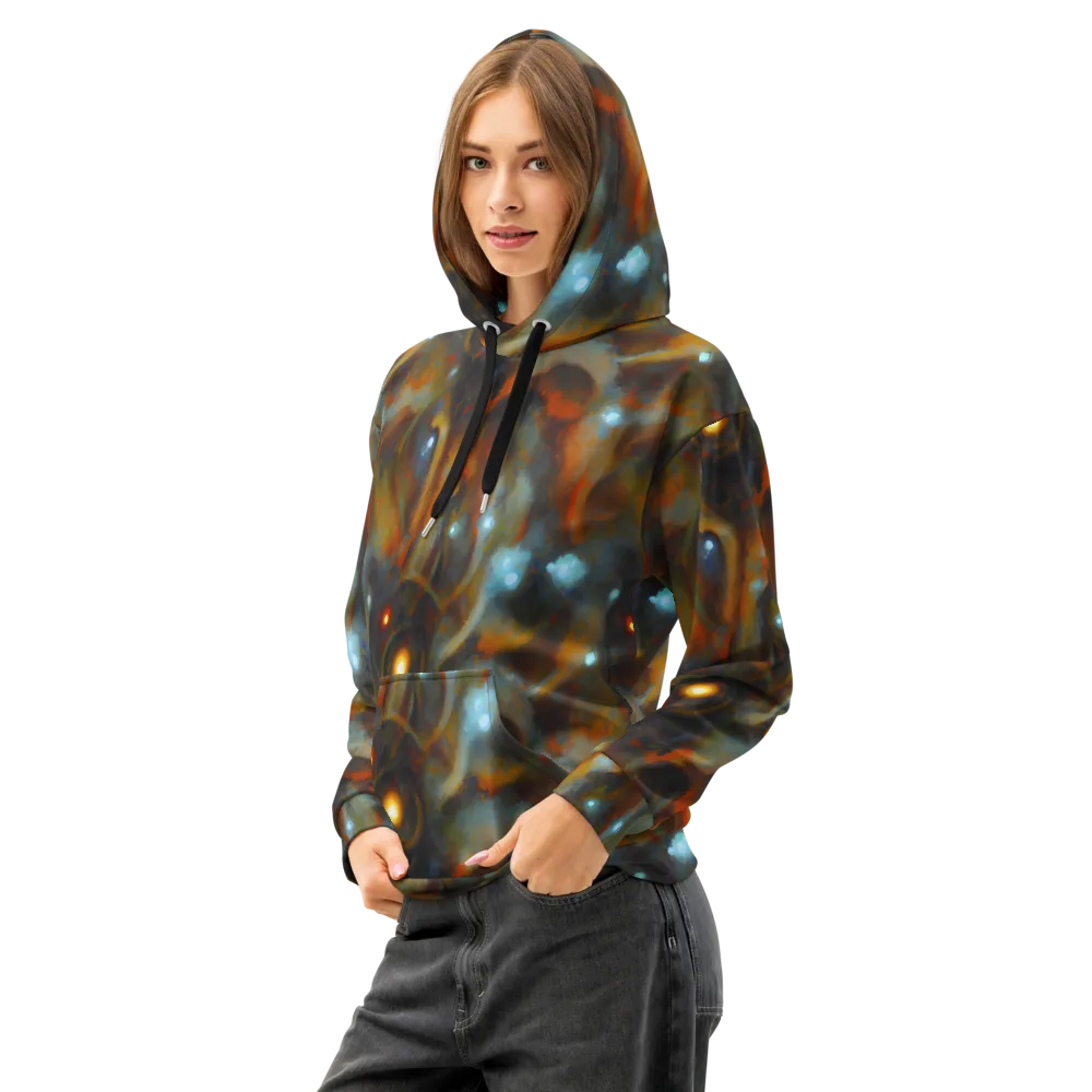 Astral Furnace on Cotton Hoodie — Left Front