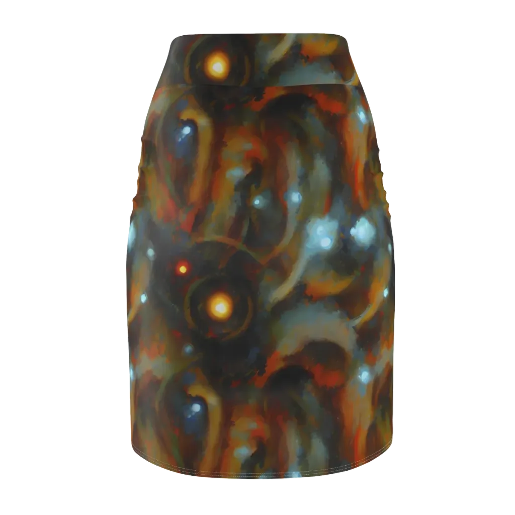 Astral Furnace on Pencil Skirt — Back