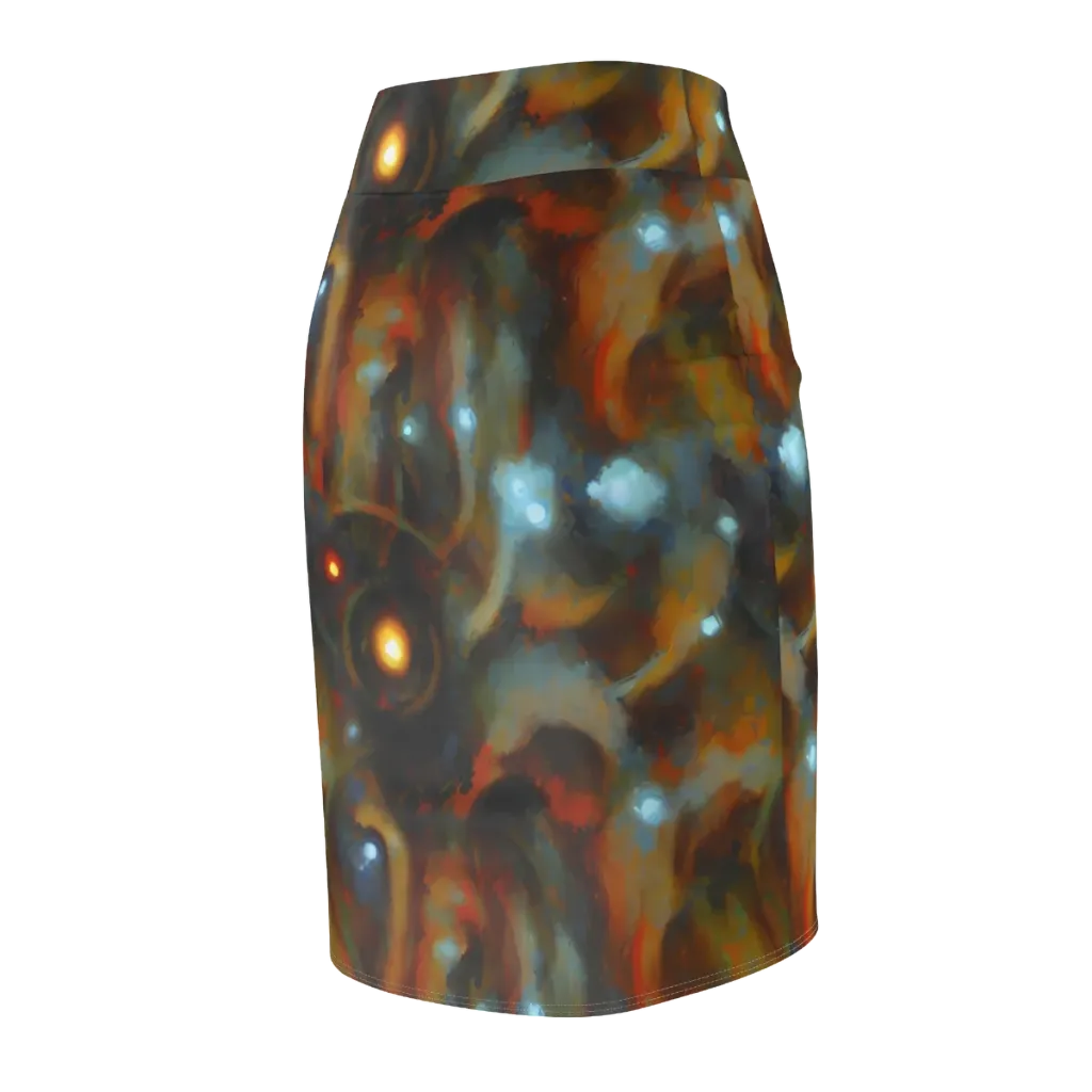 Astral Furnace on Pencil Skirt — Back Side