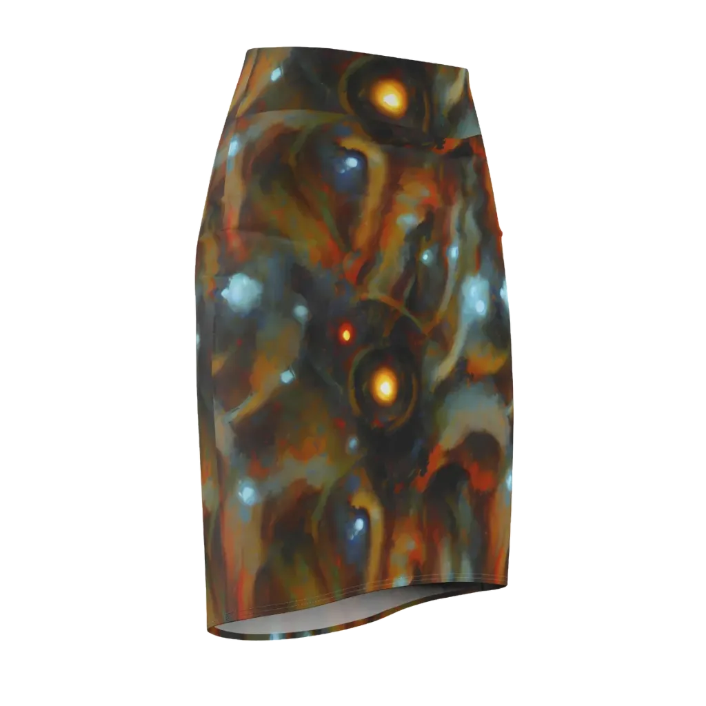 Astral Furnace on Pencil Skirt — Front Side