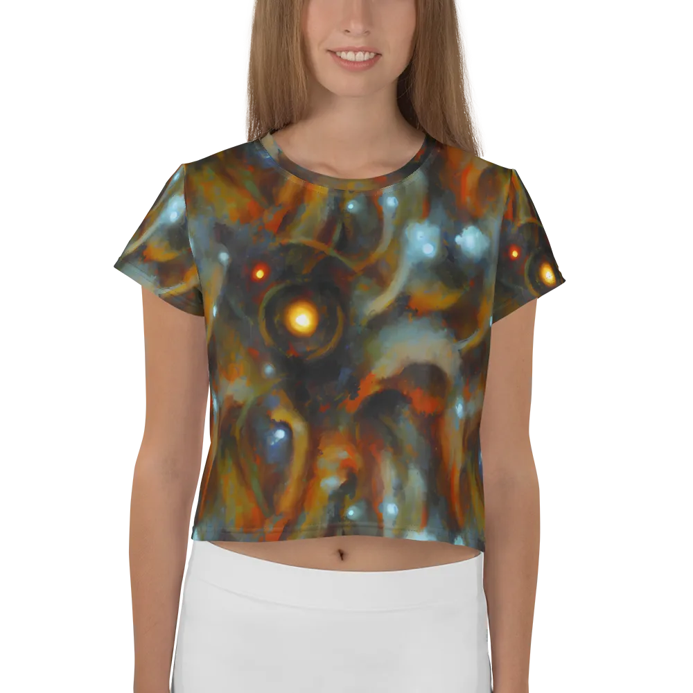 Astral Furnace on Crop Tee — Front