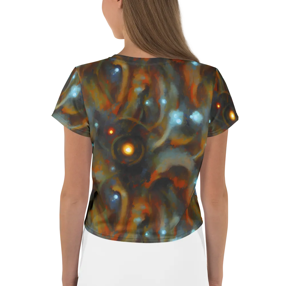 Astral Furnace on Crop Tee — Back