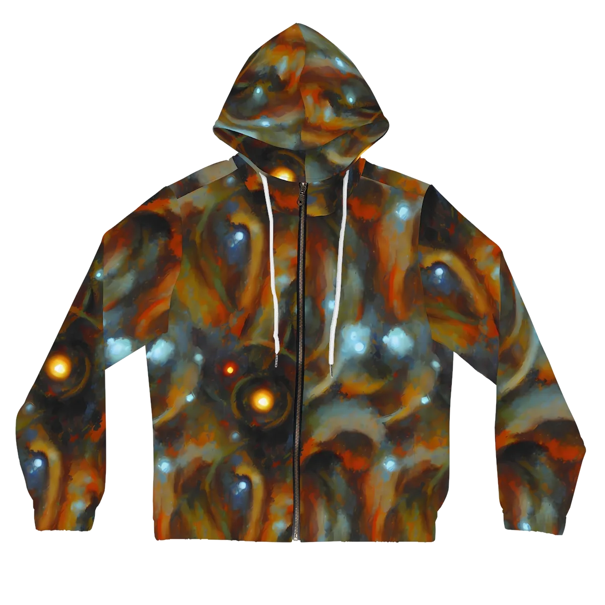 Astral Furnace on Women's Full-Zip Hoodie — Front