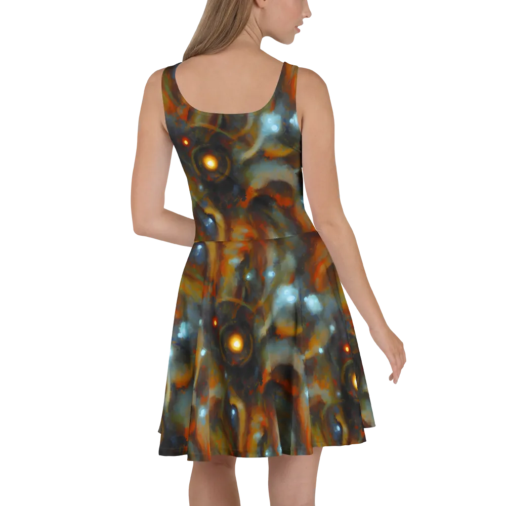 Astral Furnace on Skater Dress — Back