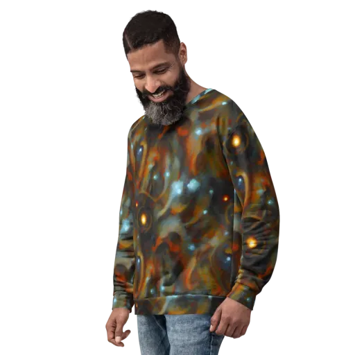 Astral Furnace on a Sweatshirt