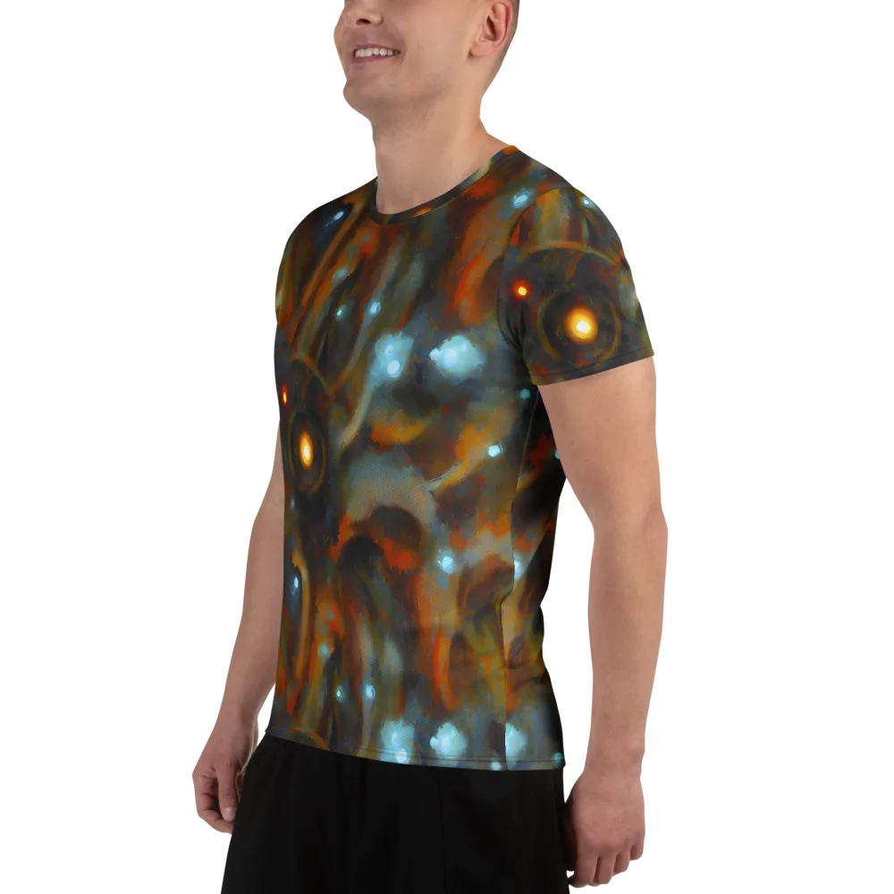 Astral Furnace on Men's Athletic T-Shirt — Left