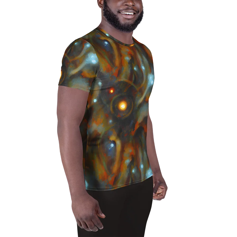 Astral Furnace on Men's Athletic T-Shirt — Right