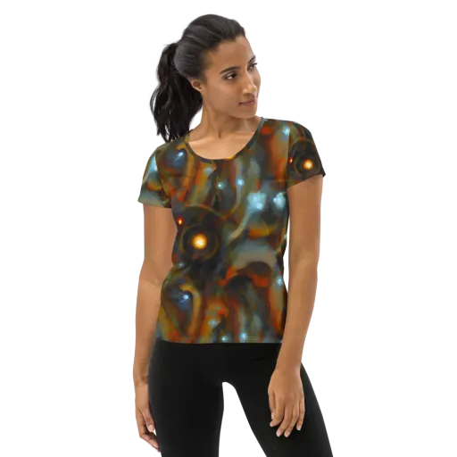 Astral Furnace on a Women's Athletic T-Shirt