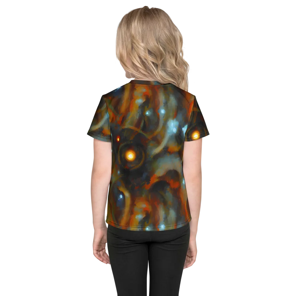 Astral Furnace on Kids Crew Neck T-Shirt — Back