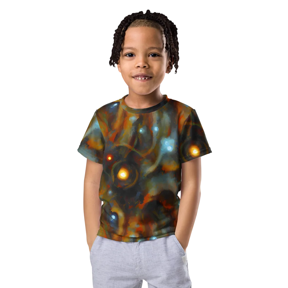 Astral Furnace on Kids Crew Neck T-Shirt — Front