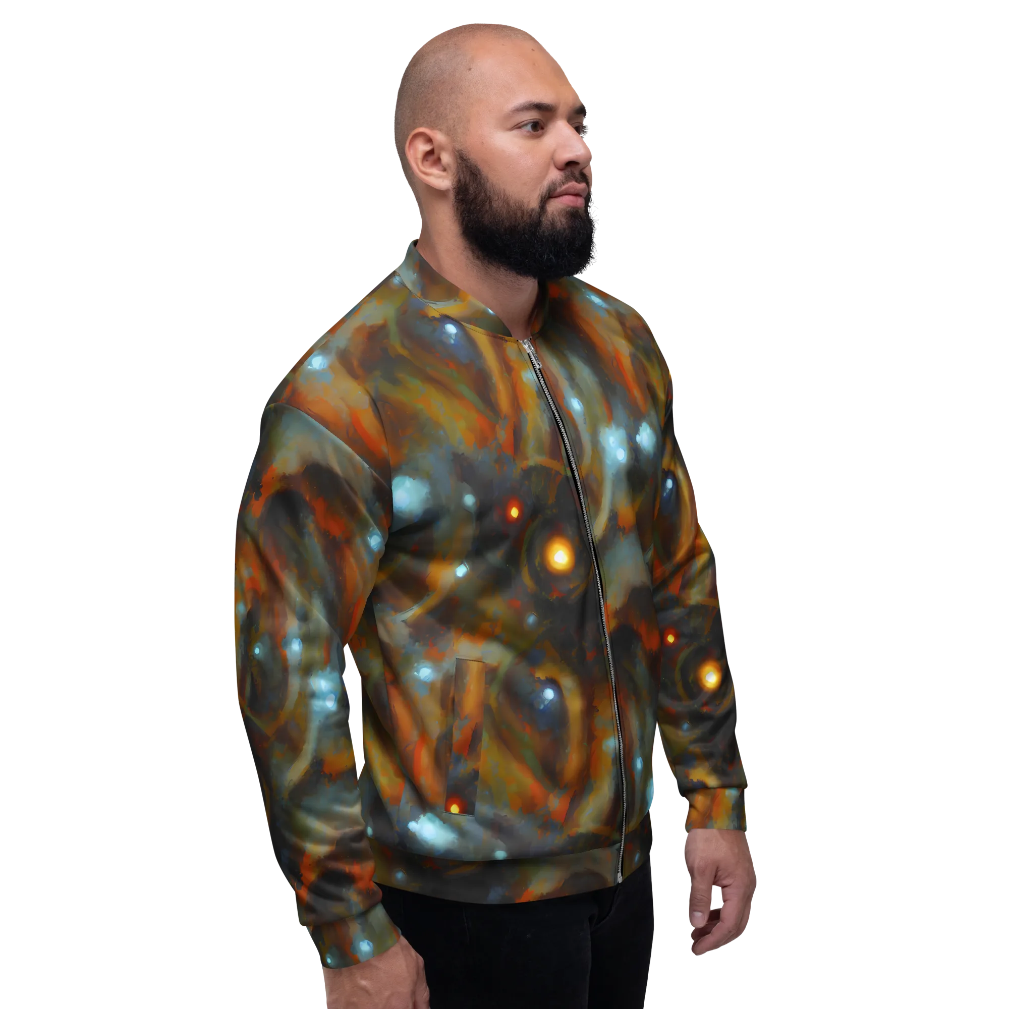 Astral Furnace on Bomber Jacket — Right