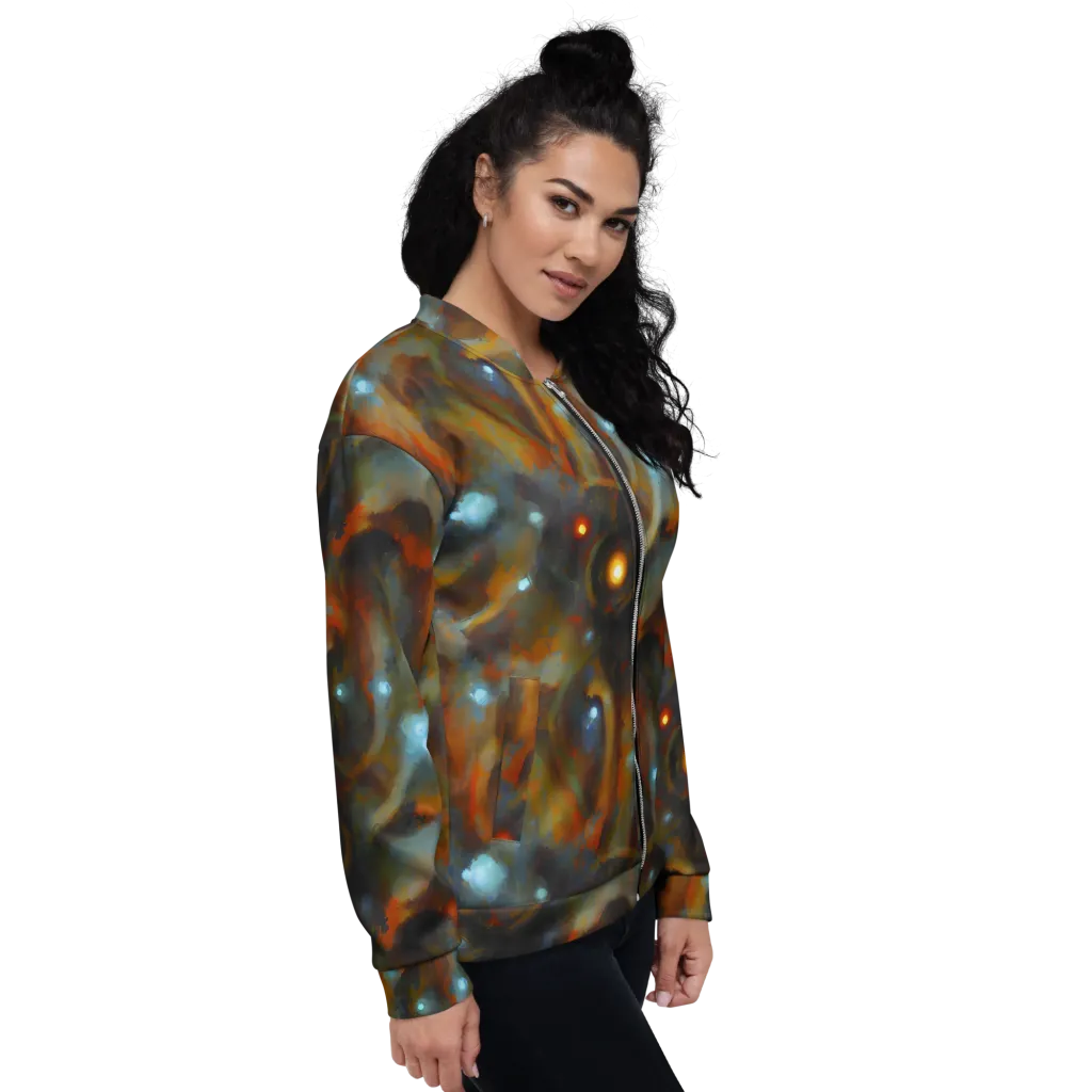 Astral Furnace on Bomber Jacket — Right
