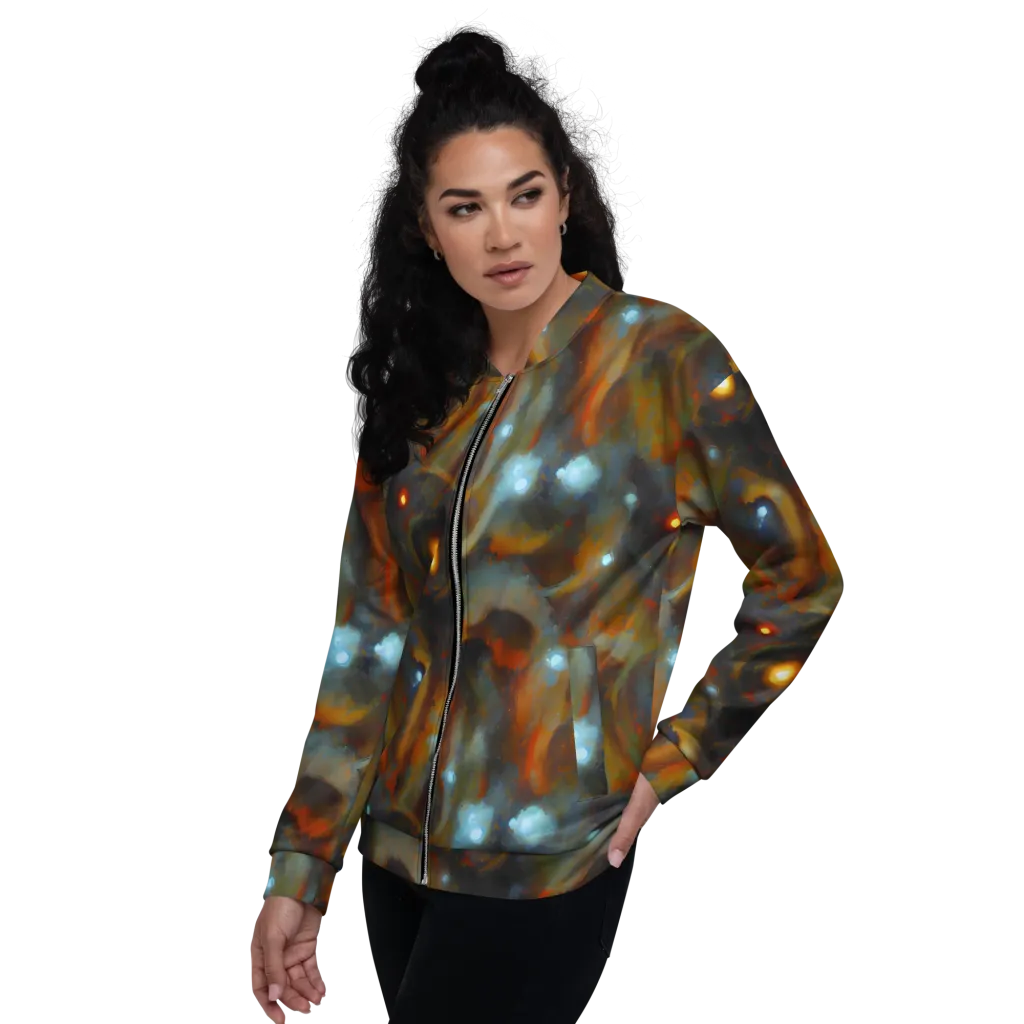 Astral Furnace on Bomber Jacket — Left