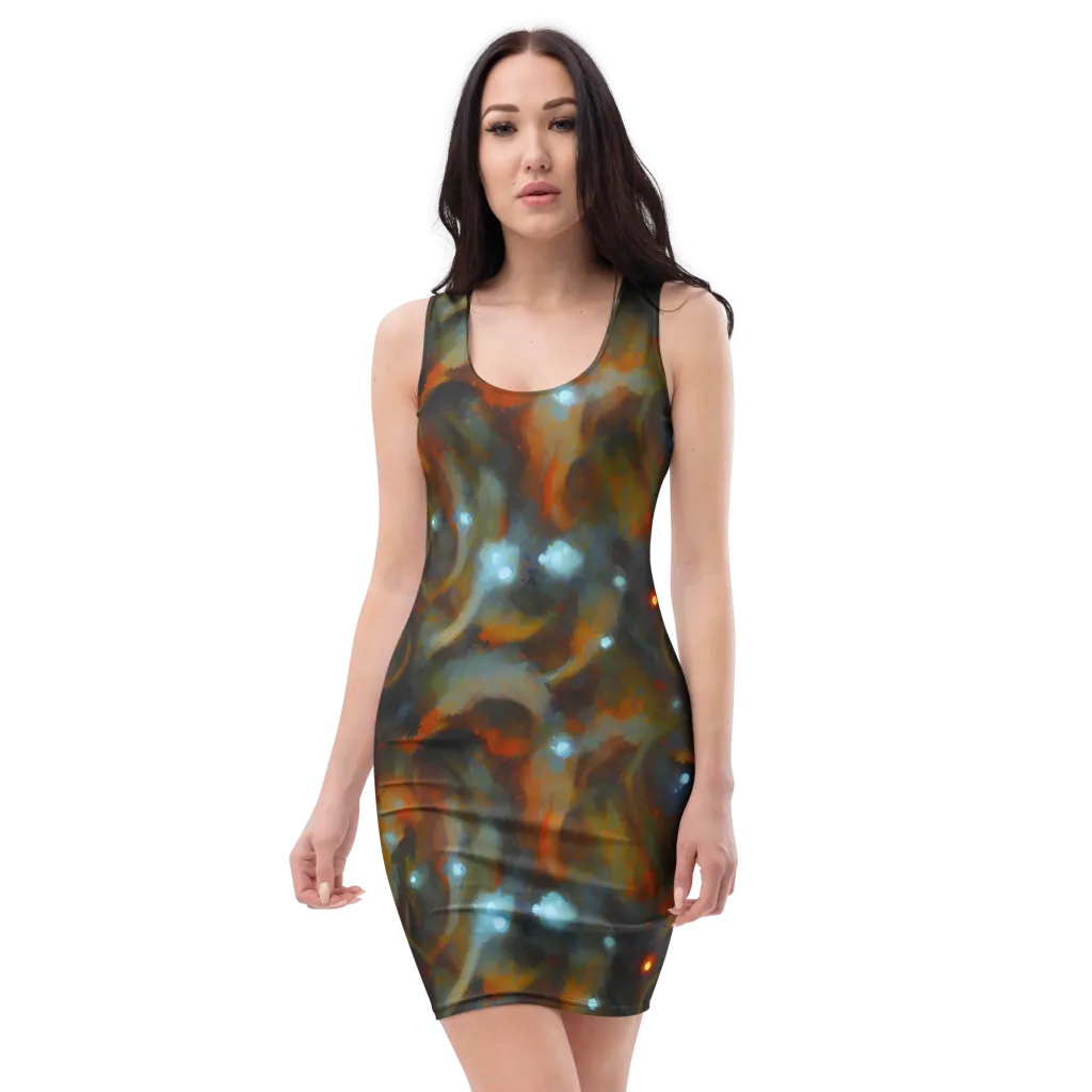 Astral Furnace on Bodycon Dress — Front