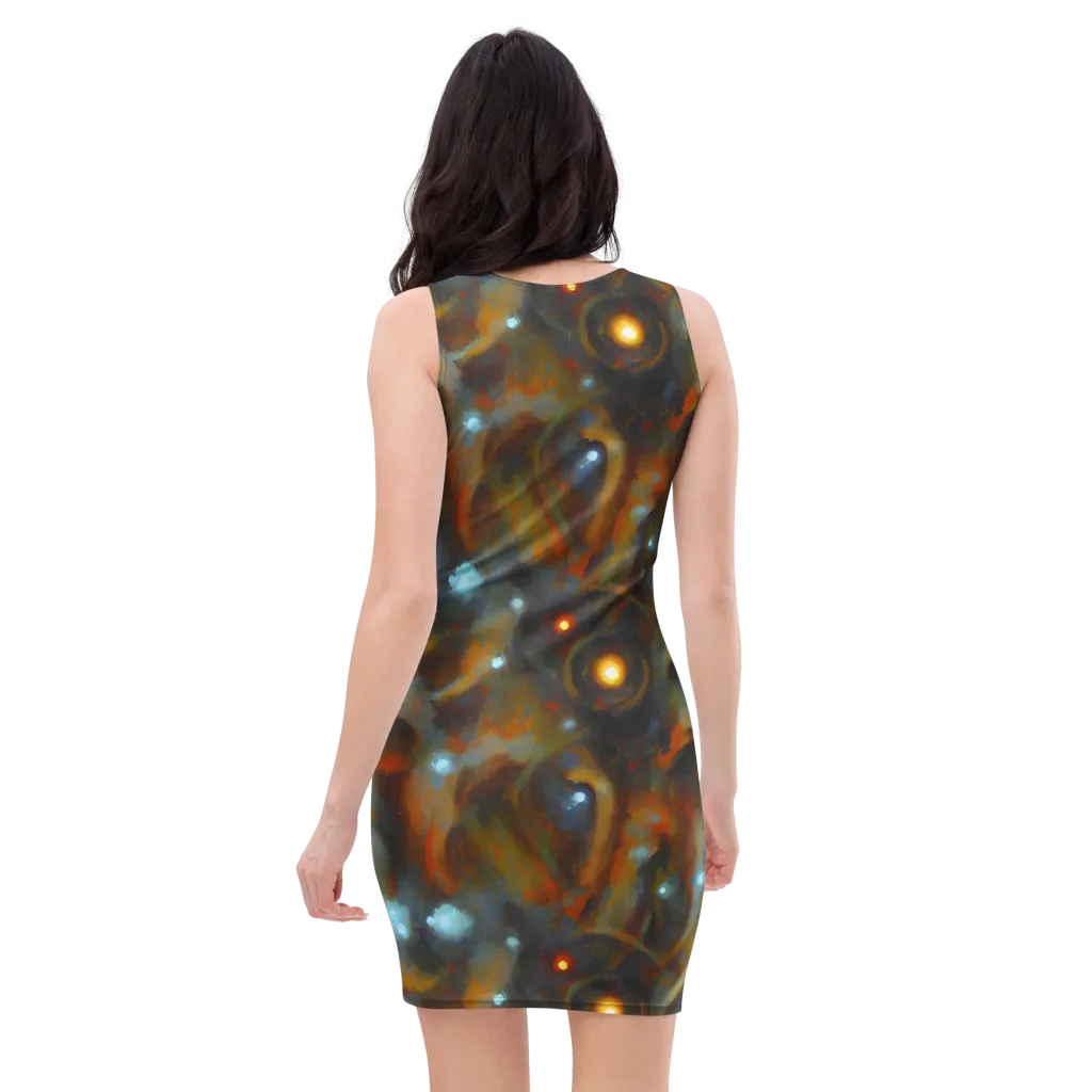 Astral Furnace on Bodycon Dress — Back
