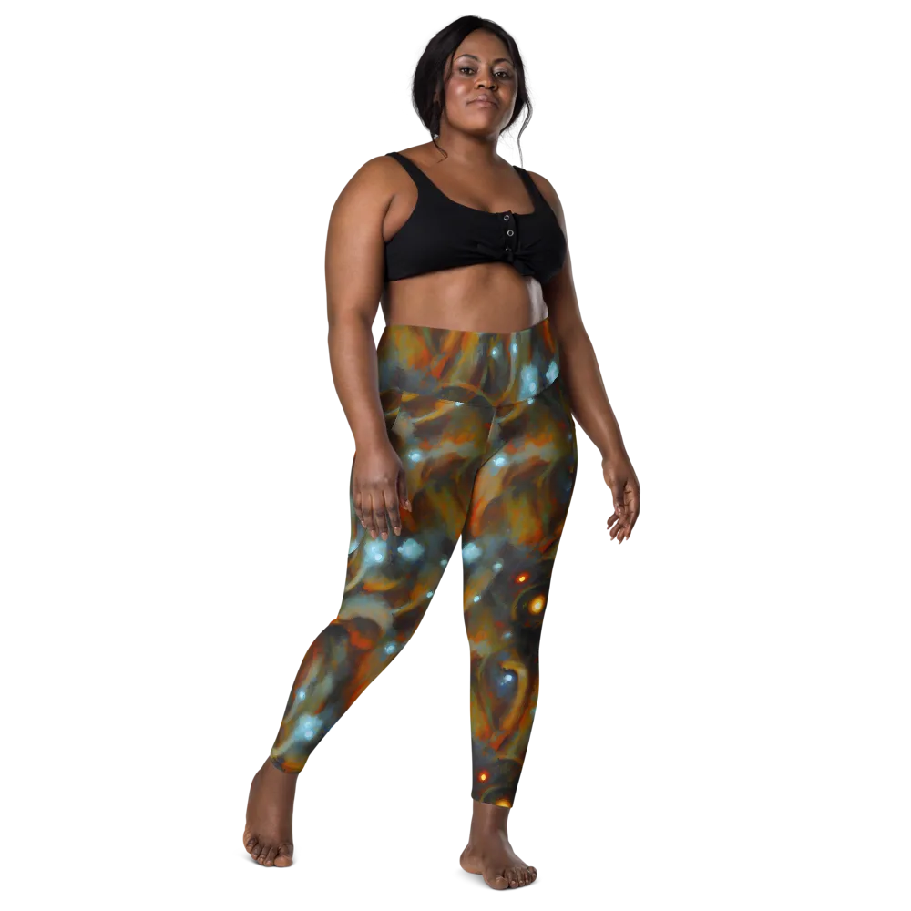 Astral Furnace on Leggings with Pockets — Front
