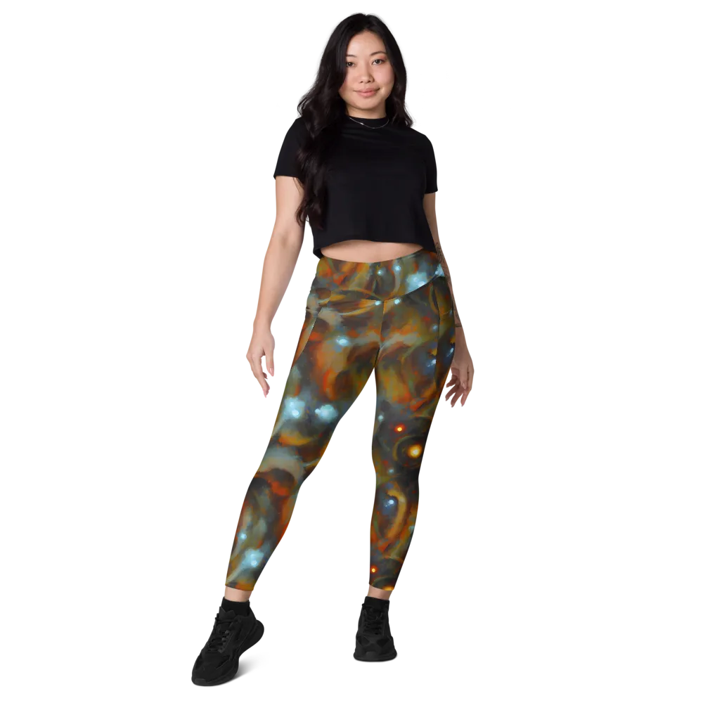 Astral Furnace on Leggings with Pockets — Front