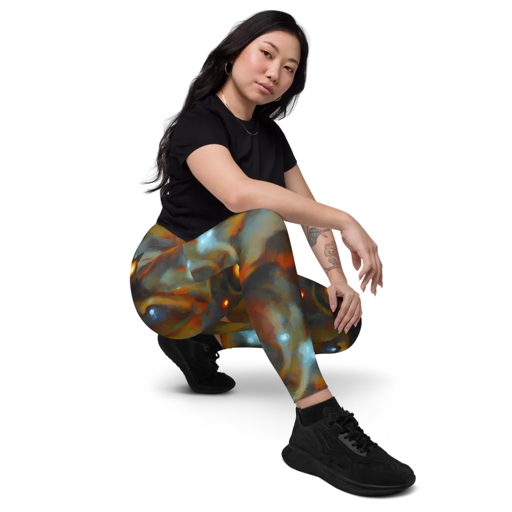Astral Furnace on Leggings with Pockets — Right Front