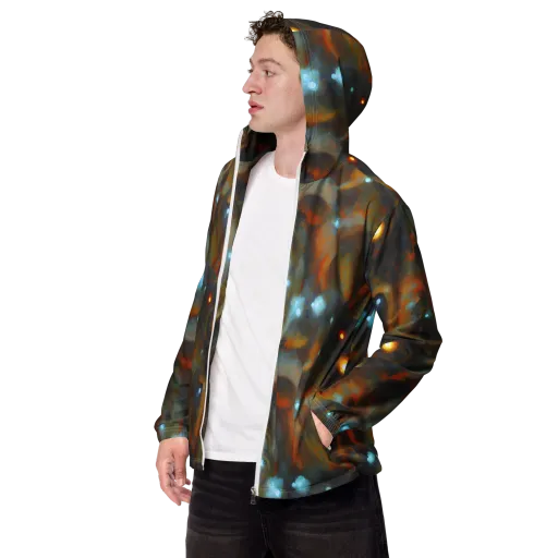 Astral Furnace on a Men's Windbreaker