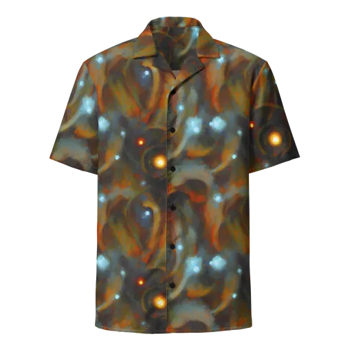 Astral Furnace on a Button Shirt