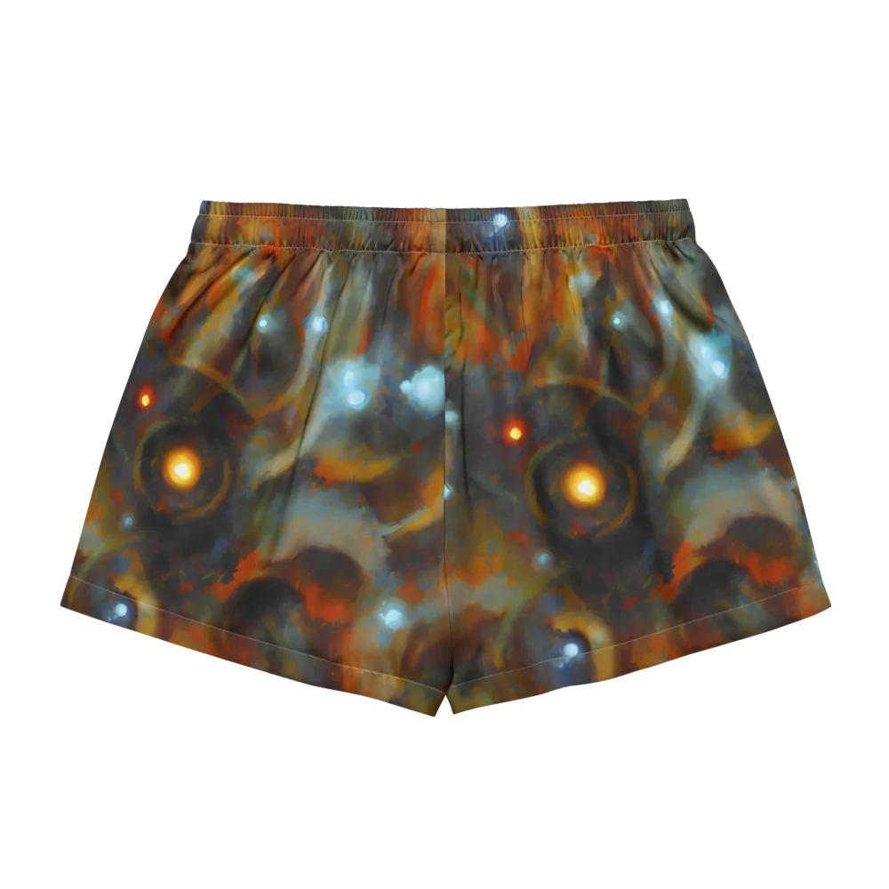Astral Furnace on Women's Pajama Shorts — Back
