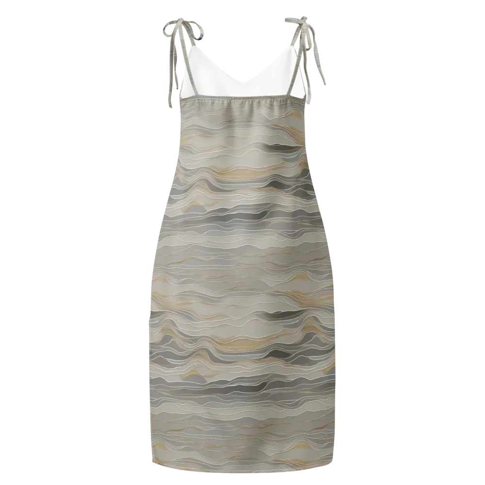 Silk Current on Slip Dress — Back