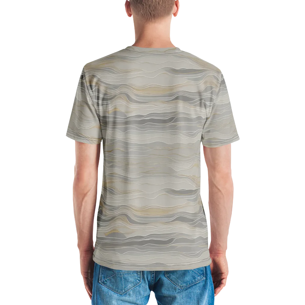 Silk Current on Men's Crew Neck T-Shirt — Back