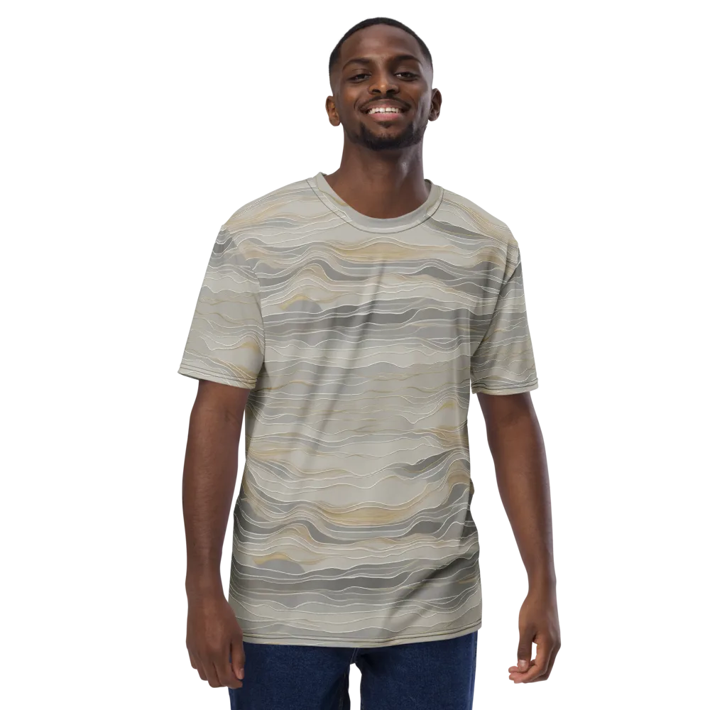Silk Current on Men's Crew Neck T-Shirt — Front