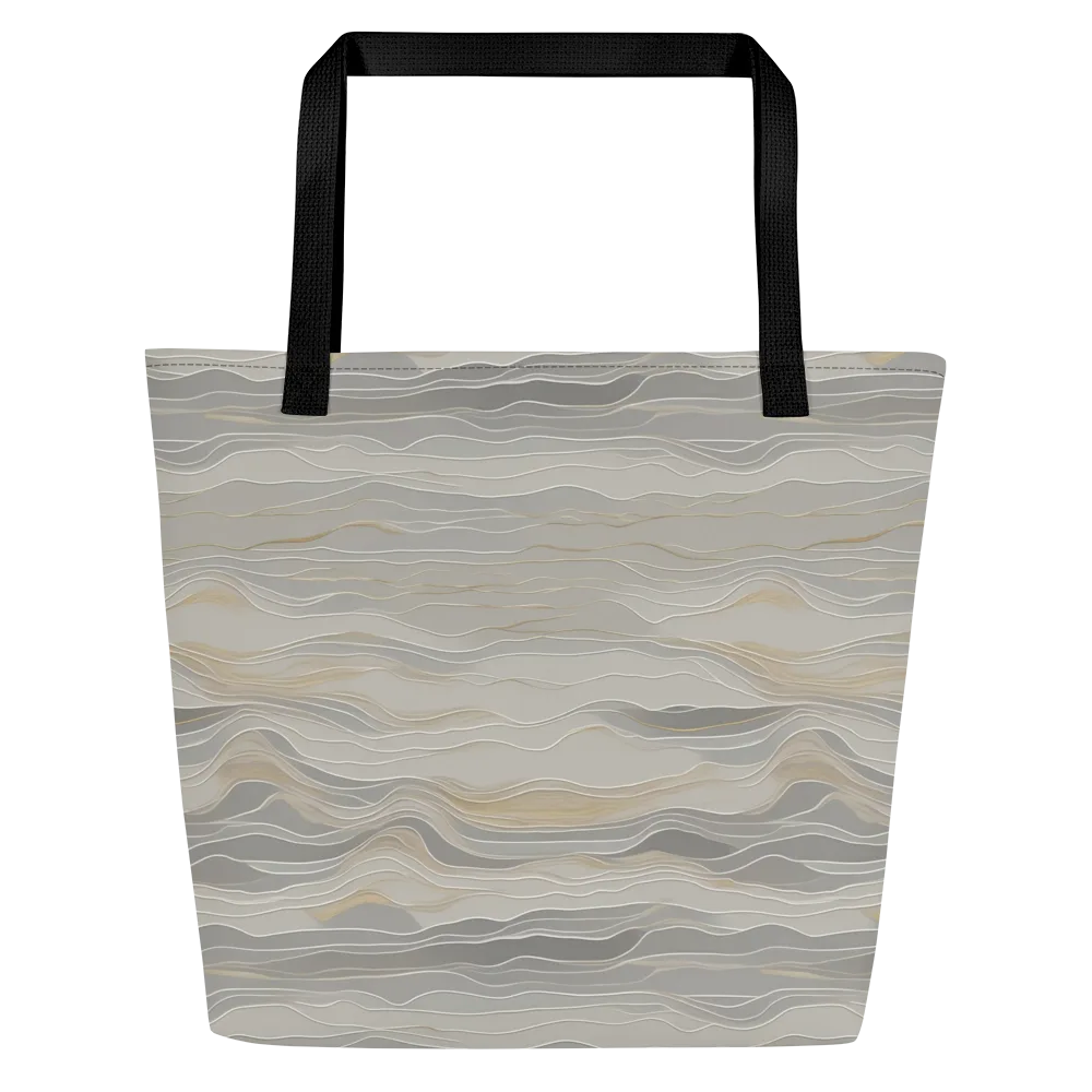 Silk Current on Large Tote Bag W/ Pocket — Front
