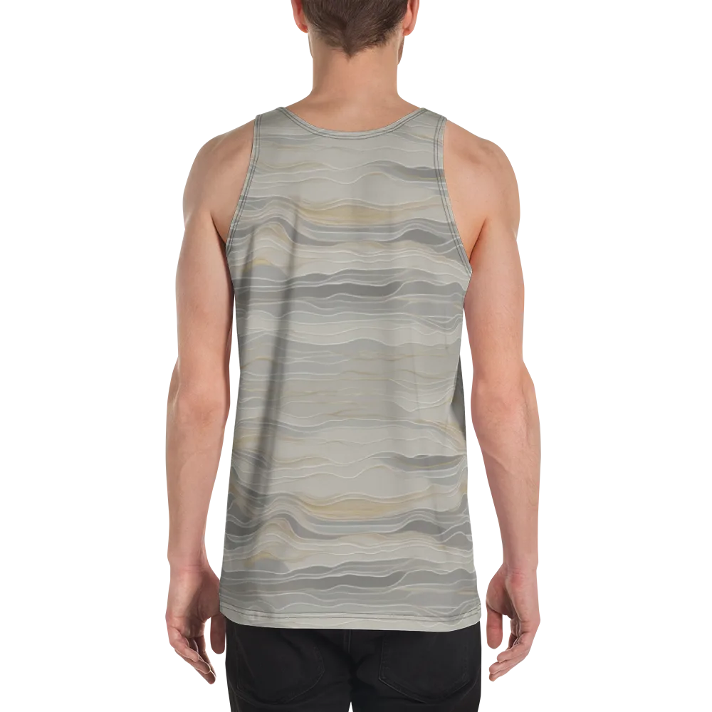 Silk Current on Men's Tank Top — Back