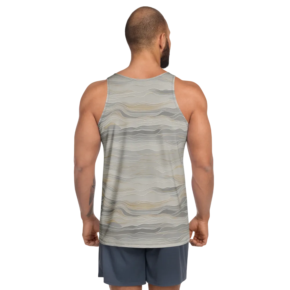 Silk Current on Men's Tank Top — Back