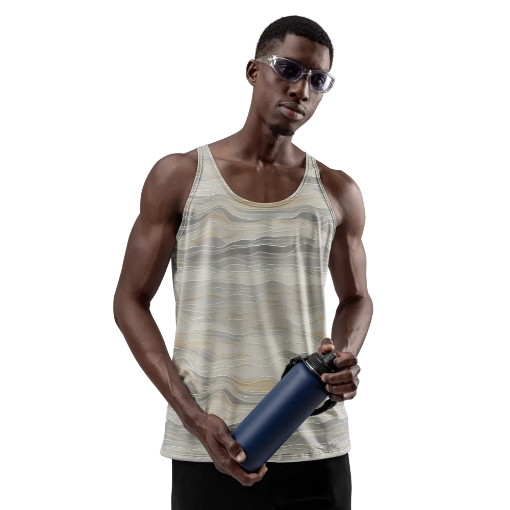 Silk Current on Men's Tank Top — Front