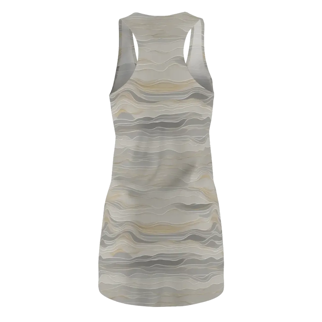 Silk Current on Racerback Dress — Back