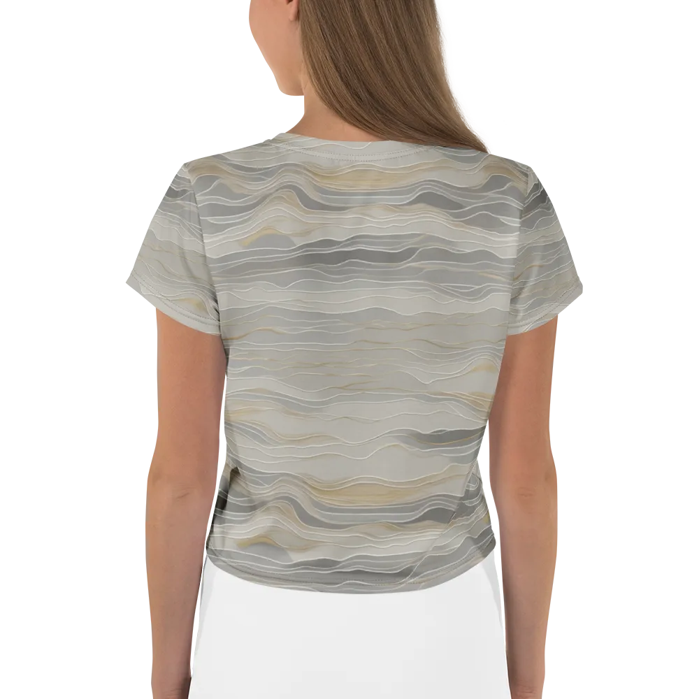 Silk Current on Crop Tee — Back