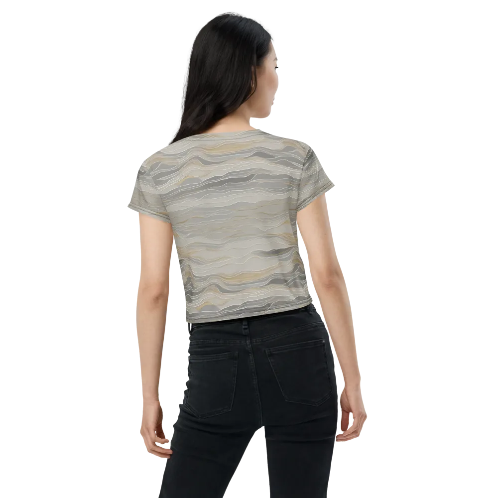 Silk Current on Crop Tee — Back