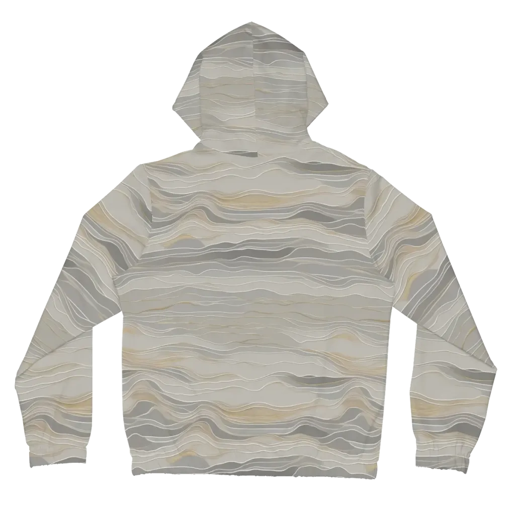 Silk Current on Women's Full-Zip Hoodie — Back