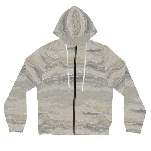 Silk Current on a Women's Full-Zip Hoodie