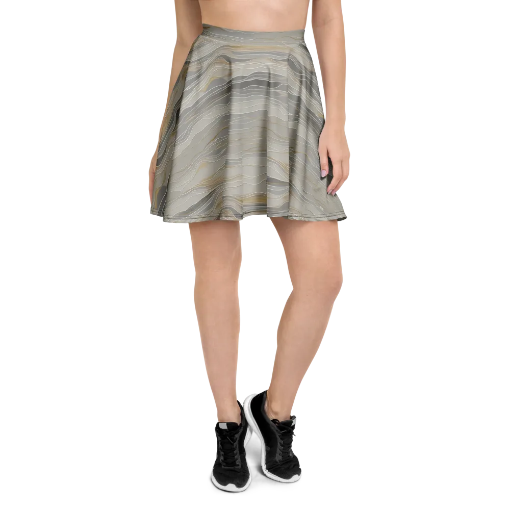 Silk Current on Skater Skirt — Front