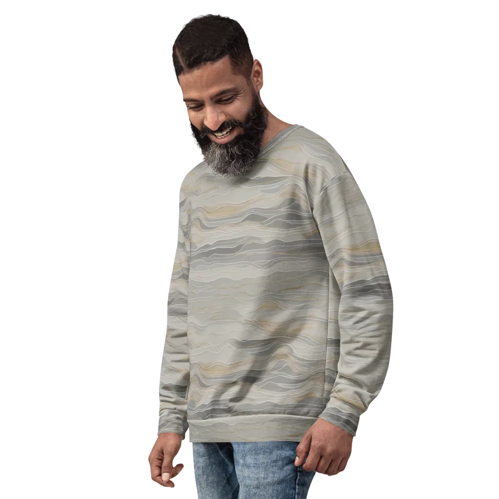 Silk Current on Sweatshirt — Left Front
