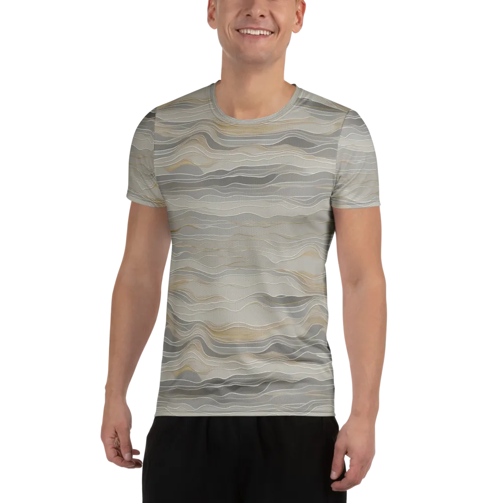 Silk Current on Men's Athletic T-Shirt — Front