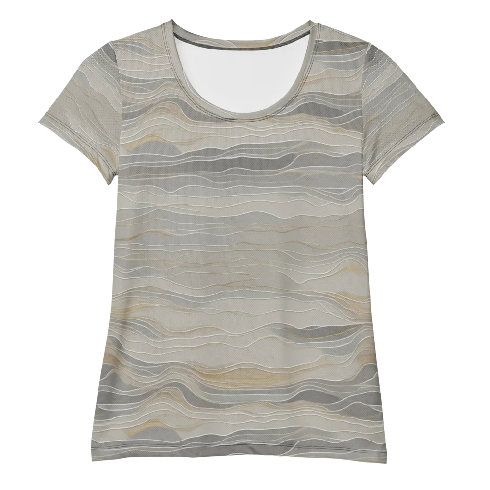 Silk Current on Women's Athletic T-Shirt — Front