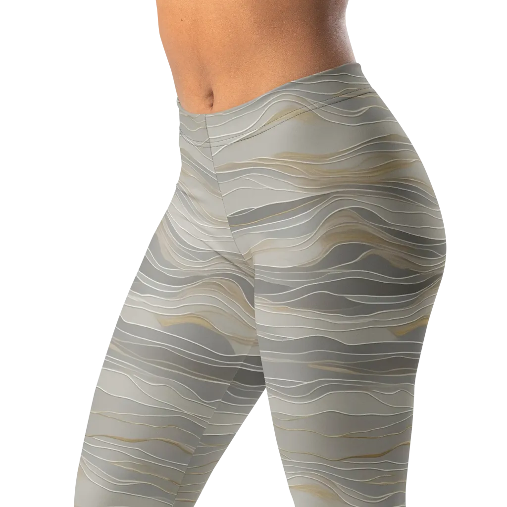 Silk Current on Leggings — Left Front